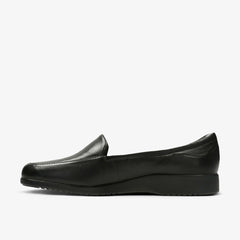 Georgia Loafer Black Leather | Clarks for sale - Women
