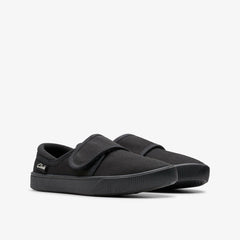 Hopper Run Black Fabric | Clarks discount - Kids
