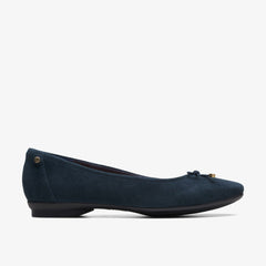 Candra Light Navy Suede | Clarks online - Women