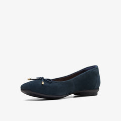 Candra Light Navy Suede | Clarks online - Women