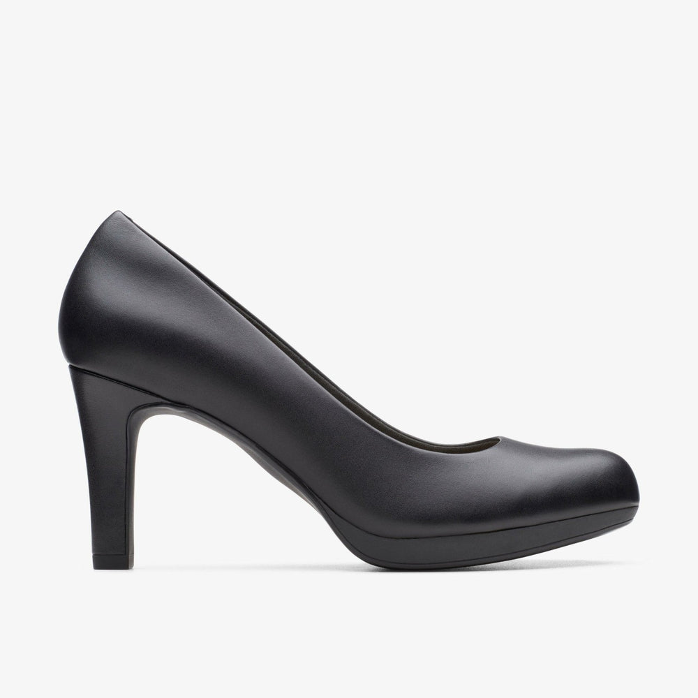 Adriel Viola Black Leather | Clarks discount - Women