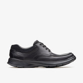 Cotrell Edge Black Smooth Leather | Clarks online - Men