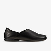 Harston Elite Slipper Black Leather | Clarks outlet - Men
