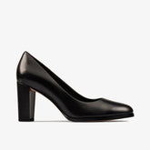 Kaylin Cara 2 Black Leather | Clarks discount - Women