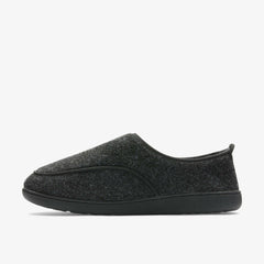 King Riptape Slipper Dark Grey Felt | Clarks for sale - Men