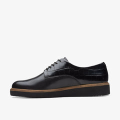 Glickly Derby Black Combination | Clarks for sale - Women