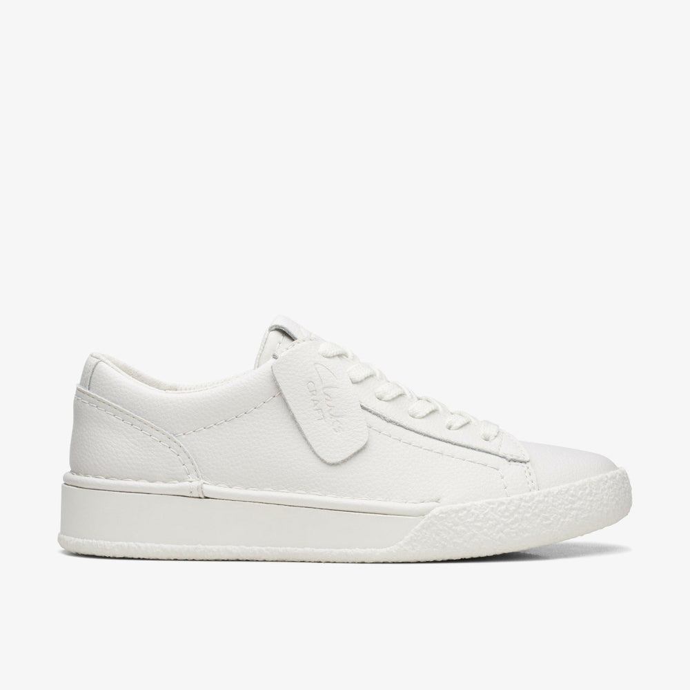 Craft Cup Walk White Leather | Clarks discount - Women