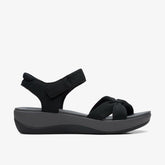 Arla Shore Black Textile | Clarks on Sale - Women