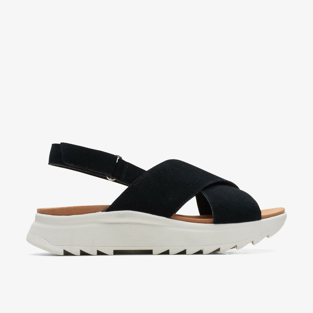 Dash Lite Wish Black Suede | Clarks Sale - Women