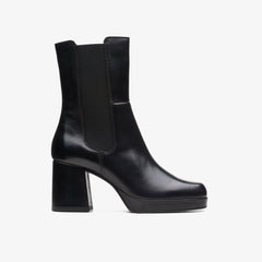 Pique Up Black Leather | Clarks outlet - Women