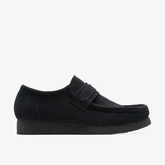 Wallabee Loafer Black Suede | Clarks discount - Men