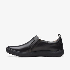 Nalle Lilac Black Leather | Clarks on Sale - Women