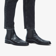 Craft Arlo Top Chelsea Boot Black Leather | Clarks outlet - Men