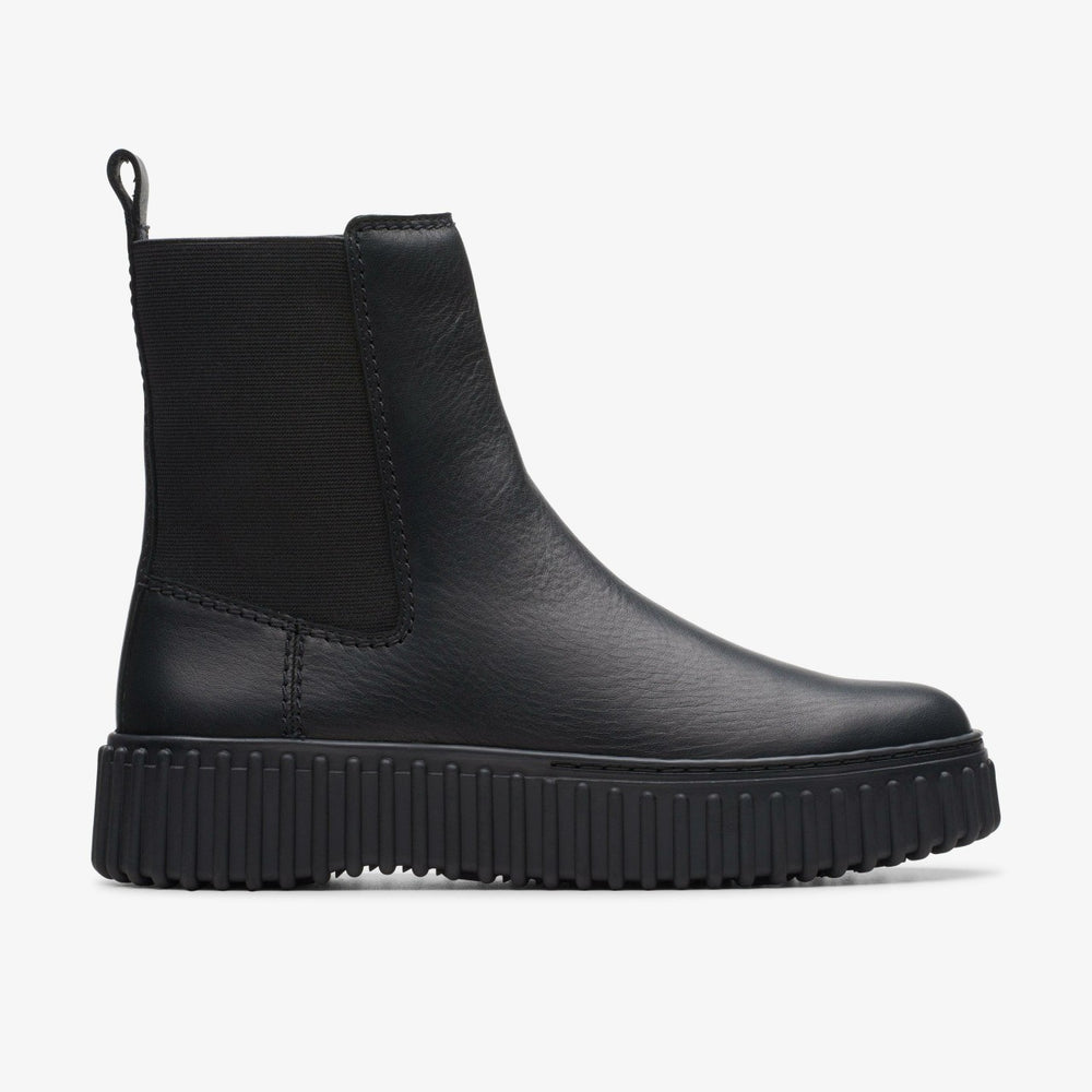 Torhill Maple Ankle Boot Black Leather | Clarks outlet - Women
