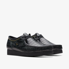Wallabee Black Crocodile | Clarks on Sale - Men