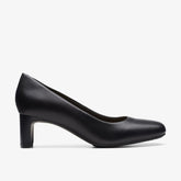 Kyndall Iris Black Leather | Clarks on Sale - Women