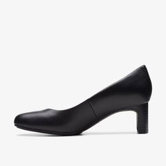 Kyndall Iris Black Leather | Clarks on Sale - Women