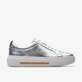 Hollyhock Walk Silver Leather | Clarks for sale - Women