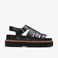 Orianna Twist Black Leather | Clarks for sale - Women