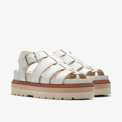 Orianna Twist Off White Leather | Clarks Sale - Women