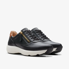 Tivoli Zip Black Leather | Clarks online - Women
