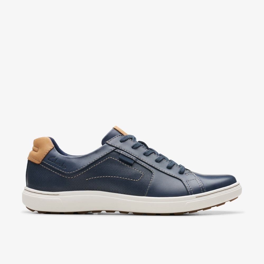 Mapstone Lace Navy Leather | Clarks discount - Men
