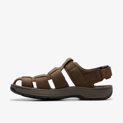 Saltway Cove Dark Brown Leather | Clarks for sale - Men