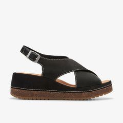 Kassanda Step Black Nubuck | Clarks discount - Women