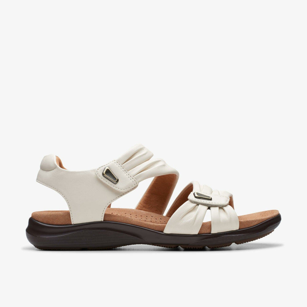 Kitly Ave Off White Leather | Clarks Sale - Women