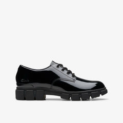 Evyn Lace Kid Black Patent | Clarks discount - Kids