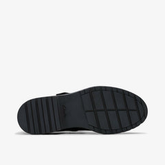 Loxham Bar Youth Black Patent | Clarks discount - Kids