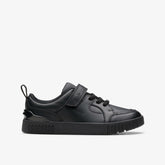 Oslo Flare Kid Black Leather | Clarks online - Kids