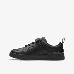 Oslo Flare Kid Black Leather | Clarks online - Kids