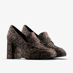Martine Rose Loafer 2 Brown Textile | Clarks on Sale - Women