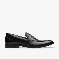 Brandon Step Loafer Black Leather | Clarks on Sale - Men