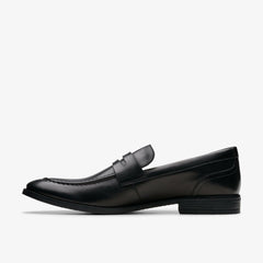 Brandon Step Loafer Black Leather | Clarks on Sale - Men