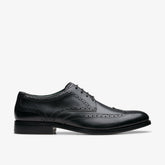 Craft James Tip Brogue Black Leather | Clarks on Sale - Men