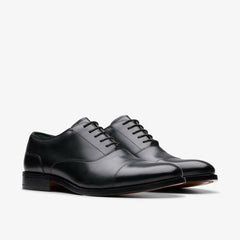 Craft James Cap Black Leather | Clarks Sale - Men