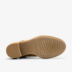 Cassiano Zip Ankle Boot Light Tan Suede | Clarks on Sale - Women