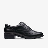 Havisham Oak Black Leather | Clarks on Sale - Women