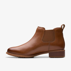 Havisham Top Ankle Boot Tan Leather | Clarks outlet - Women