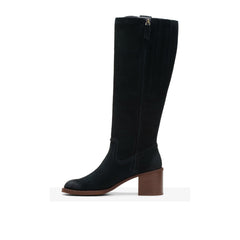 Chamberly Up Black Suede | Clarks online - Women
