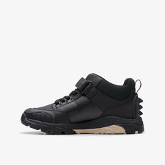 Steggy 2 Glow Kid Black Leather | Clarks discount - Kids