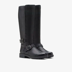 Orinoco2 Tall Black Leather | Clarks on Sale - Women