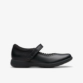 Etch Pure Kid Black Leather | Clarks outlet - Kids