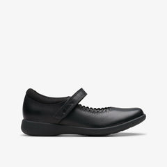 Etch Pure Kid Black Leather | Clarks outlet - Kids