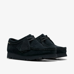 Wallabee GORE-TEX Black Suede | Clarks on Sale - Women