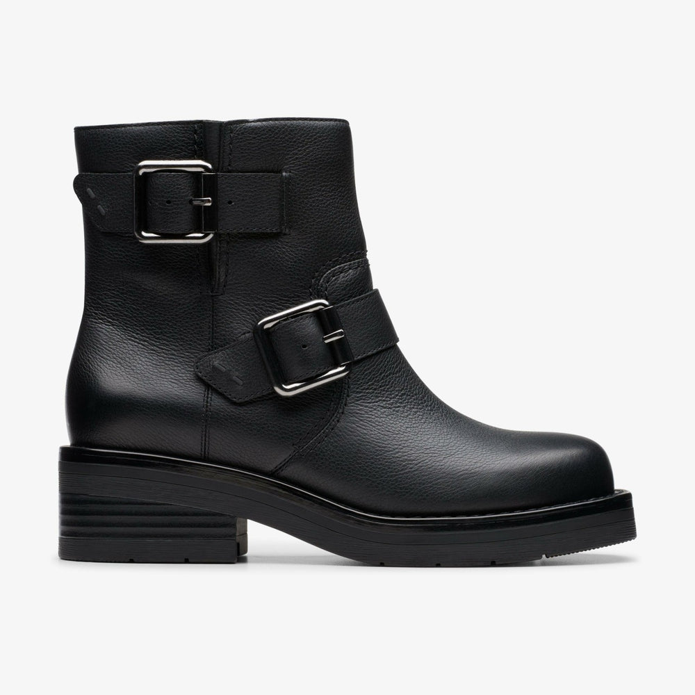 Rebelle Buckle Black Leather | Clarks outlet - Women
