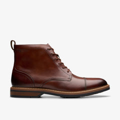 Aldwin Cap Mid Tan Leather | Clarks Sale - Men