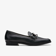Sarafyna Iris Loafer Black Soft | Clarks for sale - Women